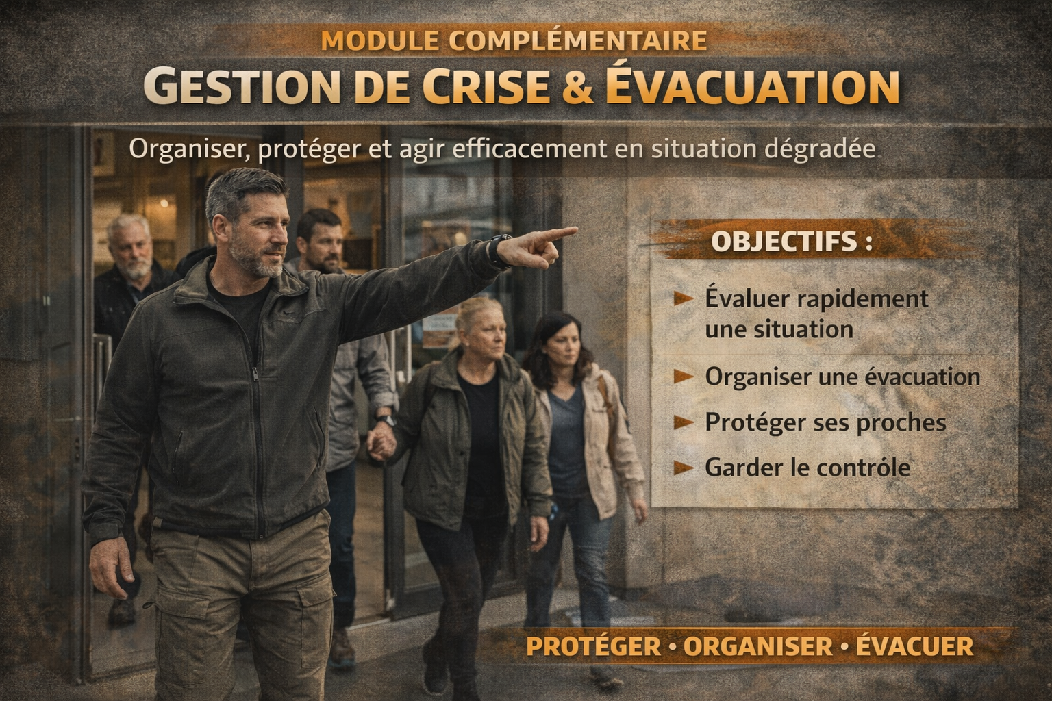 Organiser, proteger et agir efficacement en situation dégradée