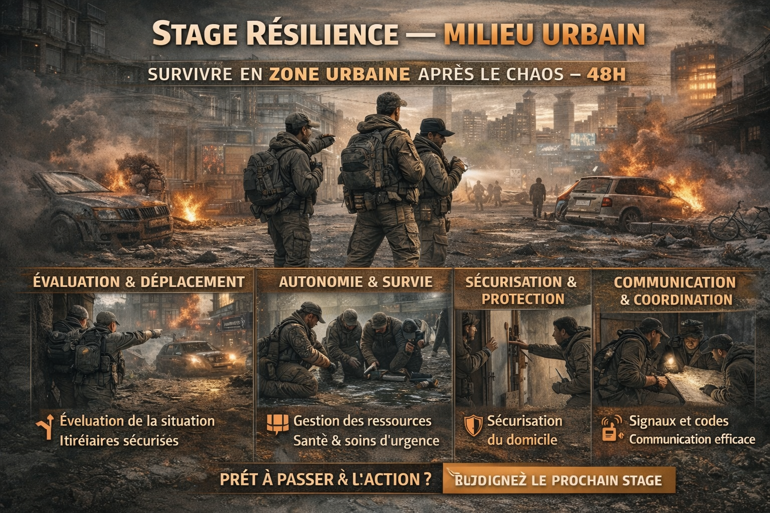 Survivre en one urbaine après le chaos