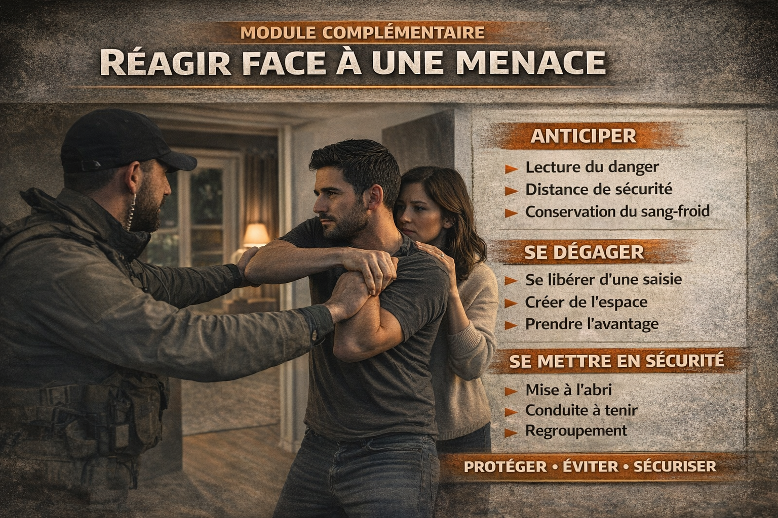 Anticiper - Se dégager - Se mettre en sécurité